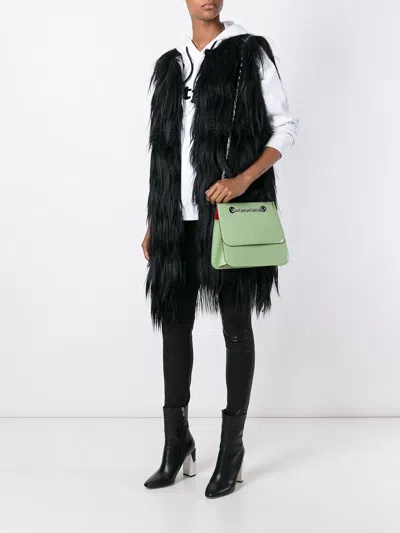 Mark Cross Chain Strap Shoulder Bag In Pattern