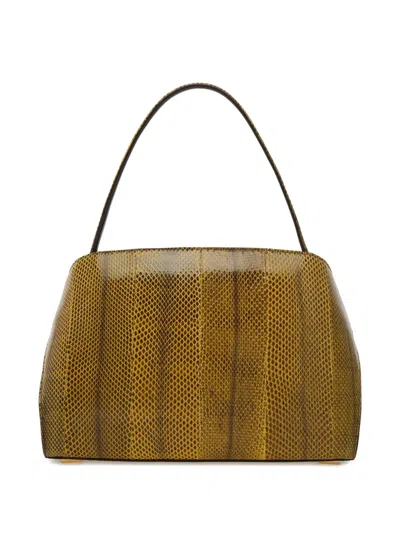 Ferragamo Medium Hug Ayers-leather Top Handle Bag In Brown