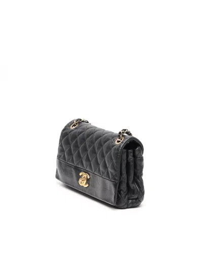Pre-owned Chanel Medium Soft Elegance Bag In Black