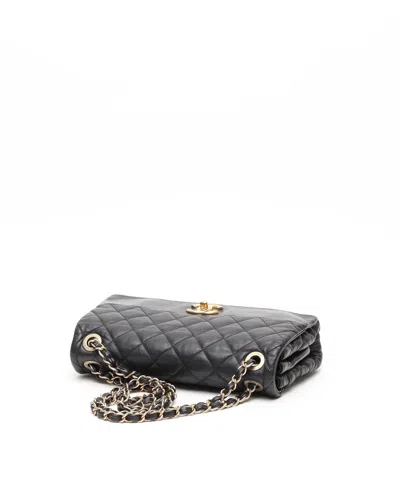Pre-owned Chanel Medium Soft Elegance Bag In Black