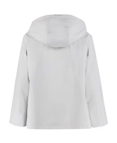 Herno Woman Jacket Light Grey Size 8 Polyester In Gray