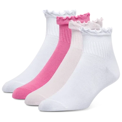 Lckr Youth   Ruffle Socks 4 Pack In Multi