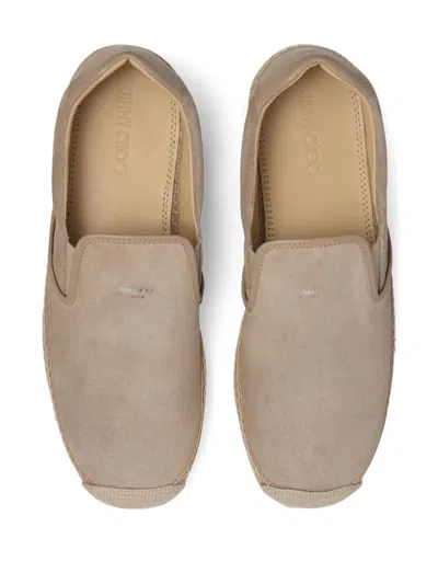 Jimmy Choo Ivan Espadrilles In Neutral