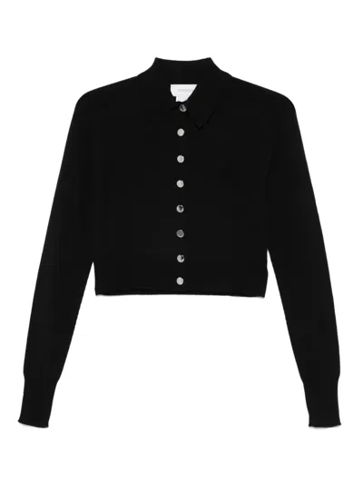 Sportmax Perseus Black Cardigan In Black