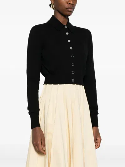 Sportmax Perseus Black Cardigan In Black