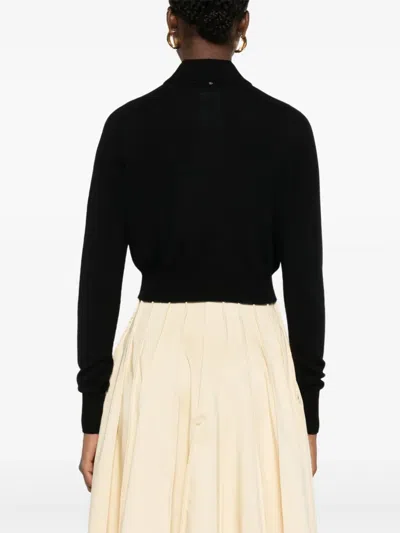 Sportmax Perseus Black Cardigan In Black