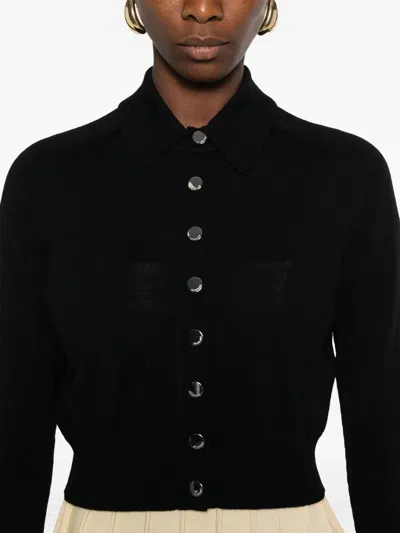 Sportmax Perseus Black Cardigan In Black