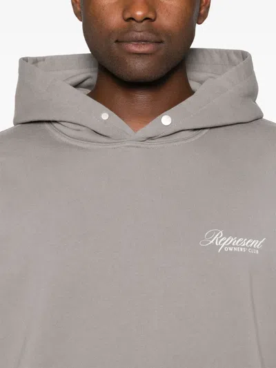 Represent Owners Club Hoodie In Gray