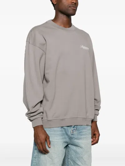 Represent Owners Club Script Sweater In Gray