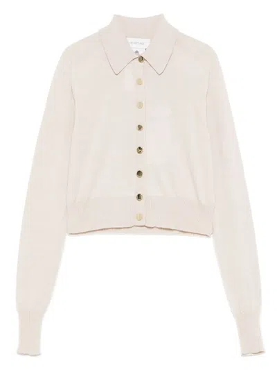 Sportmax Virgin-wool Cardigan In Pink