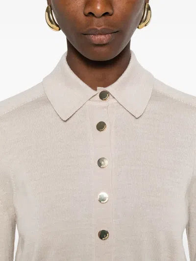 Sportmax Virgin-wool Cardigan In Pink