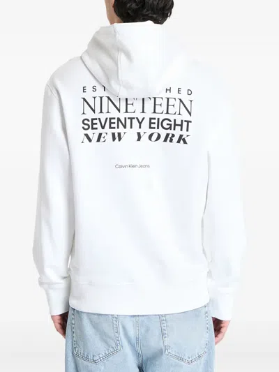 Calvin Klein Jeans Est.1978 Typeface Graphic Hoodie