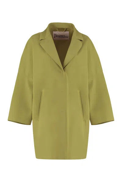 Herno Techno Fabric Jacket In Green