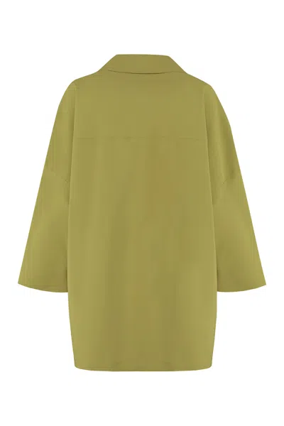 Herno Techno Fabric Jacket In Green