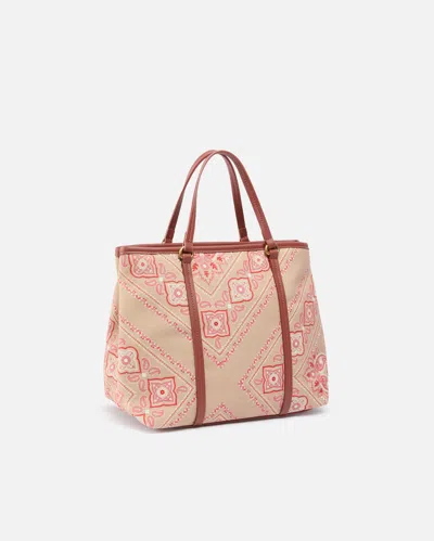 Pinko Medium Bandana Print Shopper Bag With Shoulder Strap