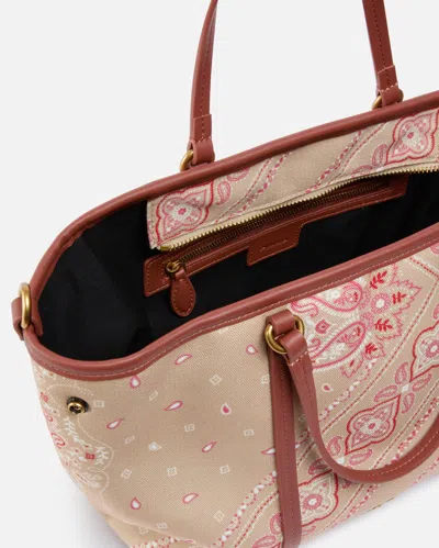 Pinko Medium Bandana Print Shopper Bag With Shoulder Strap