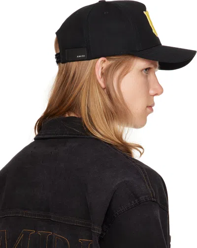 Amiri Ma Outline Canvas Hat In Black