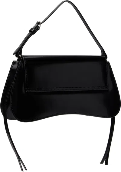 Abra Black Mini Heart Bag