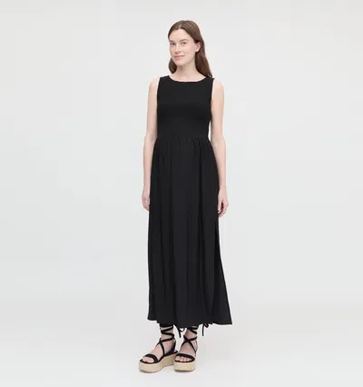 Hill House Home The Maternity Cosima Nap Dress Black Jersey