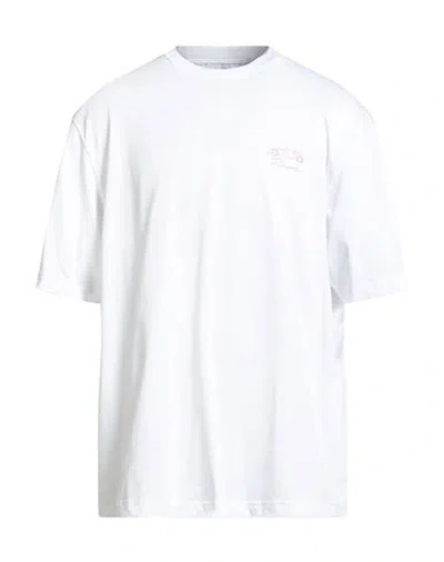 Riocam Man T-shirt White Size L Cotton