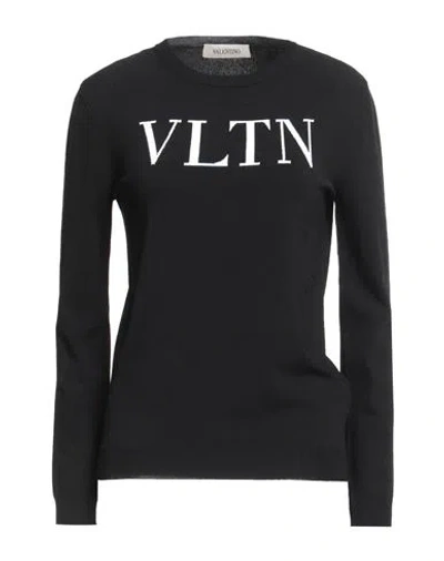 Valentino Garavani Logo Pullover In Black