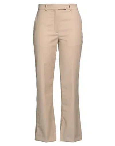 Ivy & Oak Ivy Oak Woman Pants Beige Size 10 Polyester, Wool, Elastane In Neutral