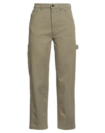 True Avenue Woman Jeans Military Green Size 32 Cotton, Elastane