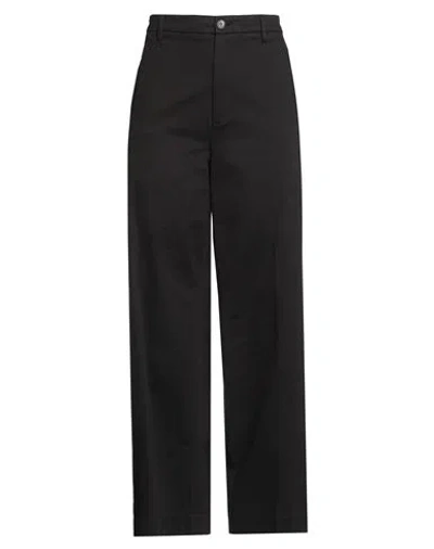 Re-hash Re_hash Woman Pants Black Size 32 Cotton, Elastane