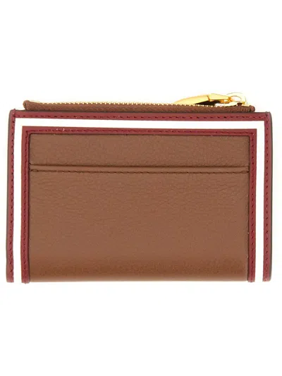 Bally Code Wallet In Brown