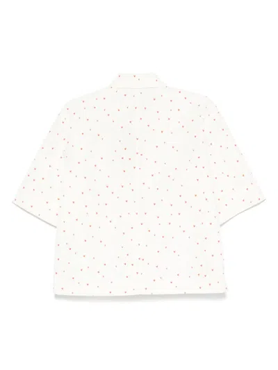 Stella Nova Heart-print Shirt In Neutral