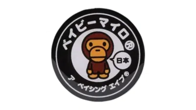 Pre-owned Bape Japan Baby Milo Pin In Multi