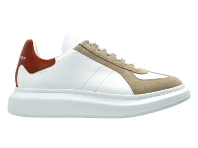 Pre-owned Alexander Mcqueen Men's  Oversized Retro Sneakers In White/sand In Multi