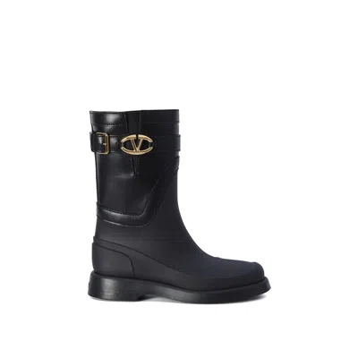 Valentino Rain Boots With Vlogo, The Bold Edition