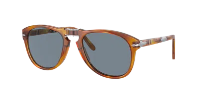 Persol Mens Brown Po0714sm Steve Mcqueen Pilot-shape Crystal-glass And Acetate Sunglasses In Lite Brown