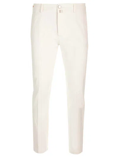 Jacob Cohen Nick Low-rise Slim-fit Trousers In Multicolor