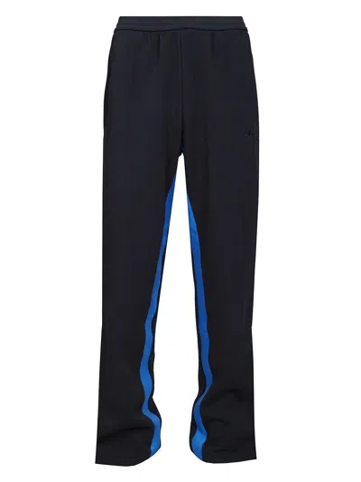 Adidas Originals Adidas X Wales Bonner Navy Blue Activewear Pants With Elasticized Waistband