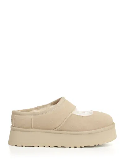 Ugg Kids' Bea Cut-out Detailed Slip-on Slippers In Neutral