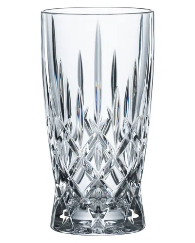 Nachtmann 4pc Noblesse Latte Macchiato & Straws Set In Transparent