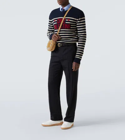 Valentino Garavani Nappa Leather Upvillage Round Toe Sneakers In White