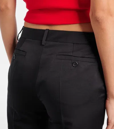 Magda Butrym Trousers Flared Leg Back Pocket