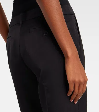 Magda Butrym Trousers Flared Leg Back Pocket