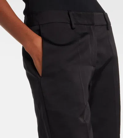 Magda Butrym Trousers Flared Leg Back Pocket