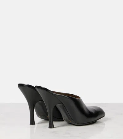 Khaite Colt Calfskin Stiletto Mules In Black