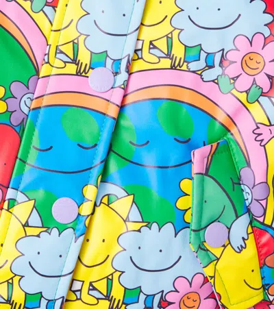 Stella Mccartney Printed Raincoat In Multi