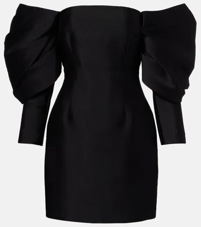 Solace London Freja Mini Dress In Black