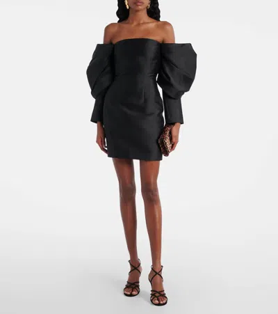 Solace London Freja Mini Dress In Black