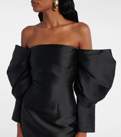 Solace London Freja Mini Dress In Black