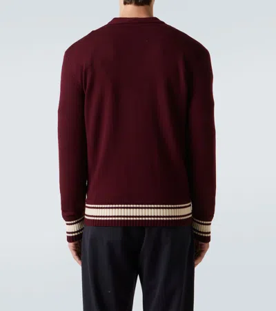 贴片贴花羊毛开衫