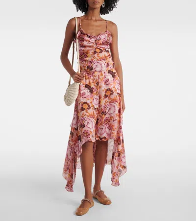 Jimmy Choo Crystal-embellished Cut-out Ballet Flats With Glitter Finish