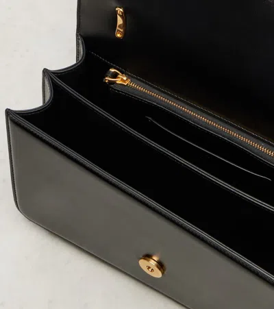 Valentino Vain Bag With Handle In Leather In Black